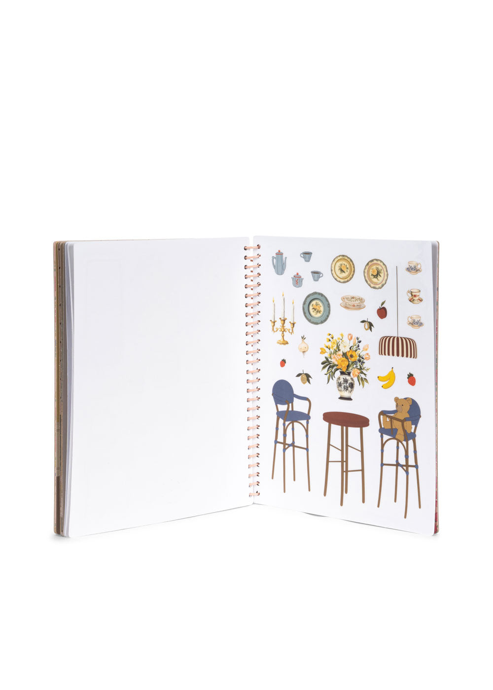 Konges Slojd - My Sticker Book - Dusty Pink - Mabel & Fox