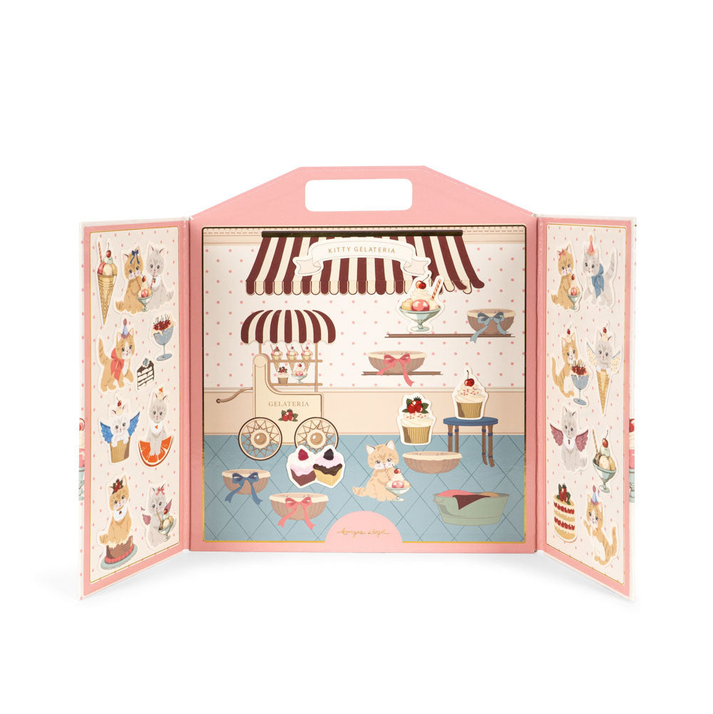 Konges Slojd - My Sticker Universe - Kitty Friends - Mabel & Fox