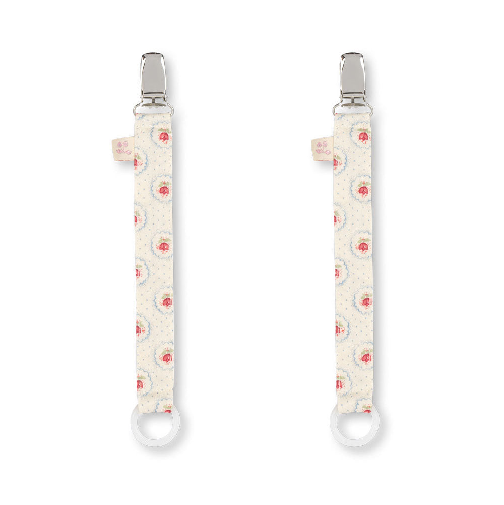 Konges Slojd – Pacifier Clip – Mirage (2 Pack) - Mabel & Fox