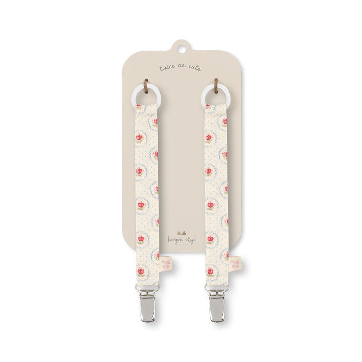 Konges Slojd – Pacifier Clip – Mirage (2 Pack) - Mabel & Fox
