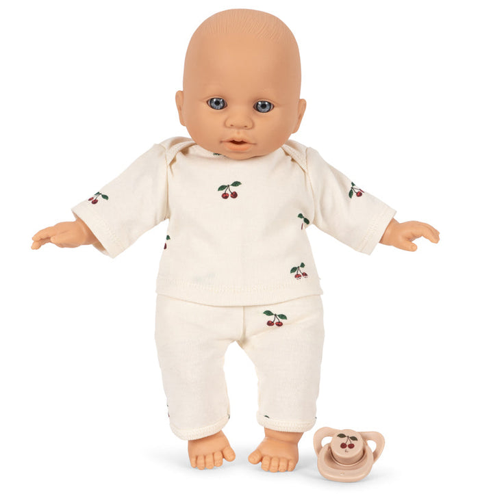 Konges Slojd - Poppy Doll Stroller Set - Pink Check - Mabel & Fox