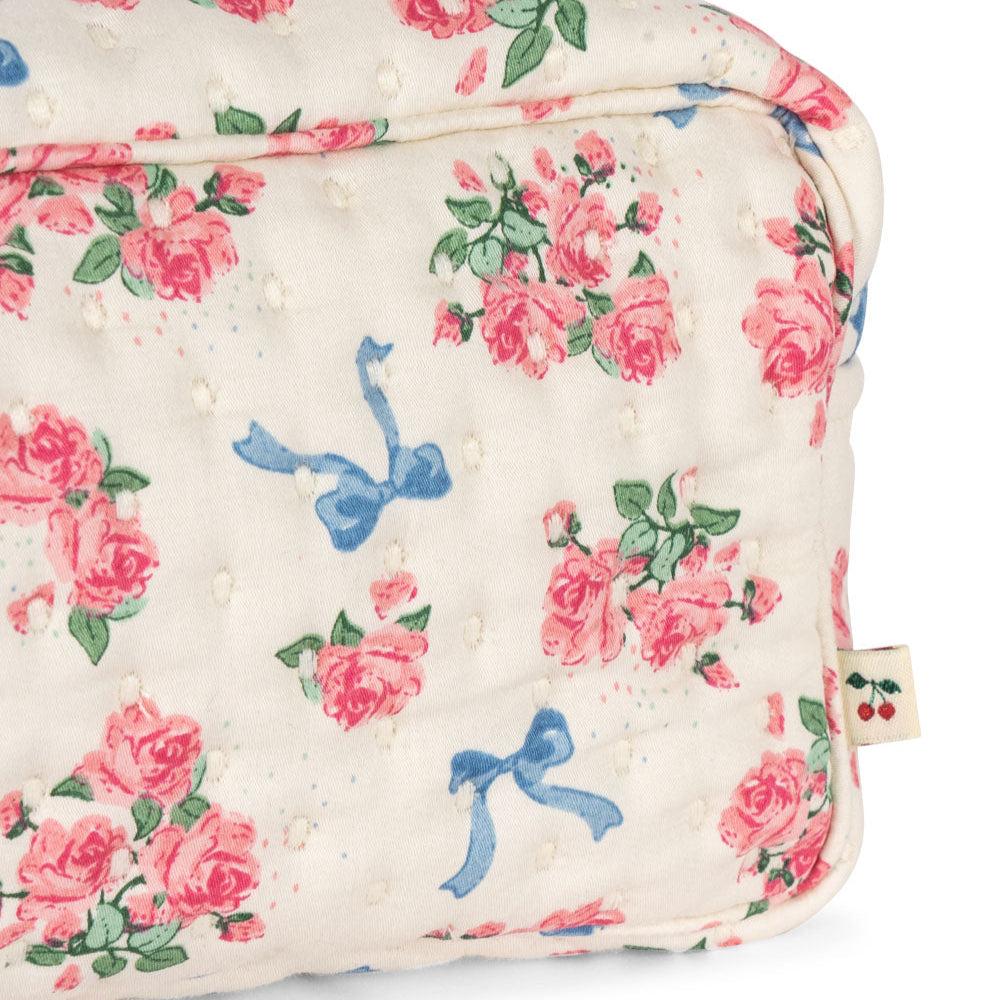 Konges Slojd - Quilted Toiletry Bag - Bella Rosita - Mabel & Fox