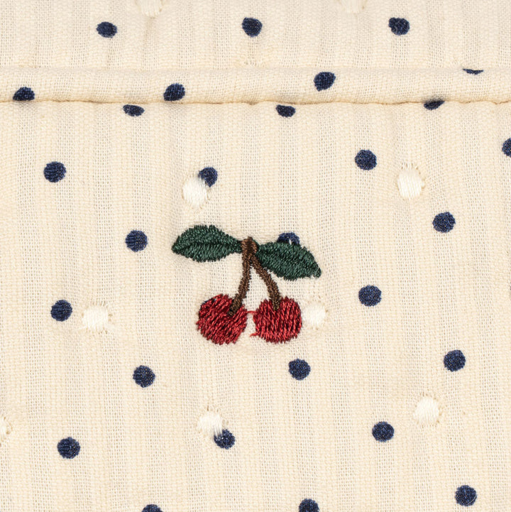 Konges Slojd – Seersucker Big Toiletry Bag – Estate Dot - Mabel & Fox