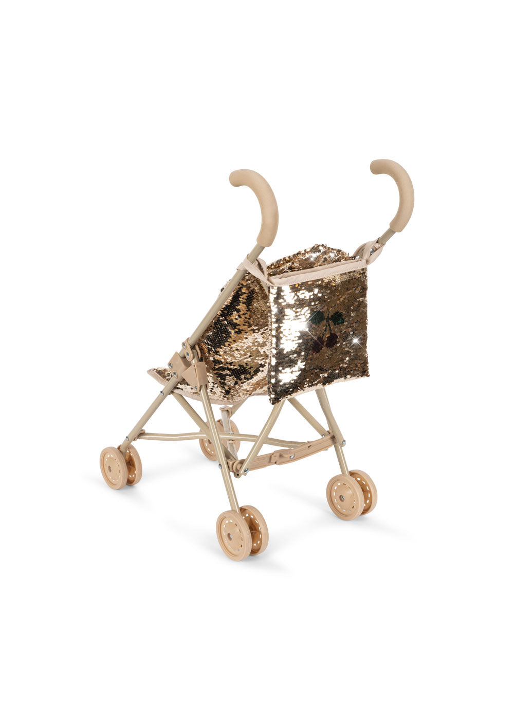 Konges Slojd - Sparkly Doll Stroller - Cherry - Mabel & Fox