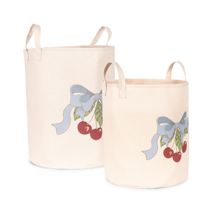 Konges Slojd - Storage Basket - Cherry (2 Pack) - Mabel & Fox