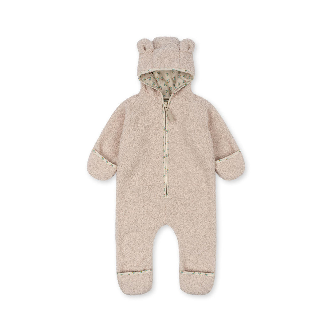 Konges Slojd - Teddy Onesie - Grizz - Brazilian Sand - Mabel & Fox