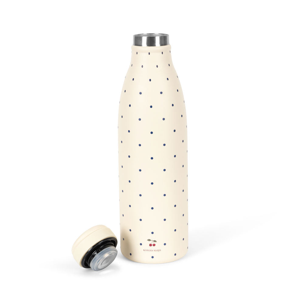 Konges Slojd – Thermo Bottle 500ml – Navy Dots - Mabel & Fox