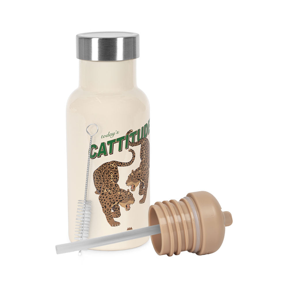 Konges Slojd – Thermo Bottle – Cattitude - Mabel & Fox