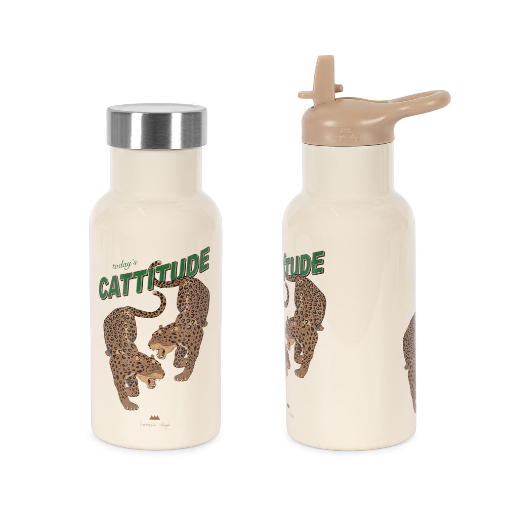 Konges Slojd – Thermo Bottle – Cattitude - Mabel & Fox