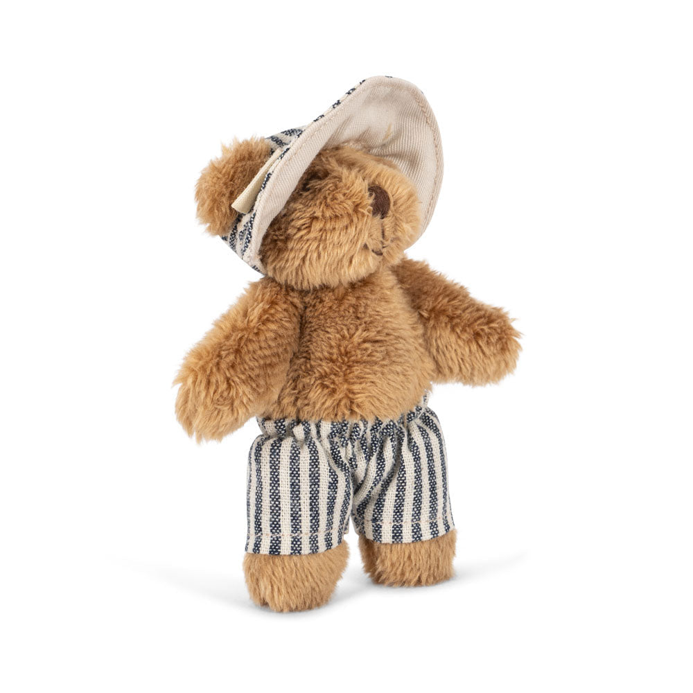 Konges Slojd – Tiny Teddy Travel – Blue Stripe - Mabel & Fox
