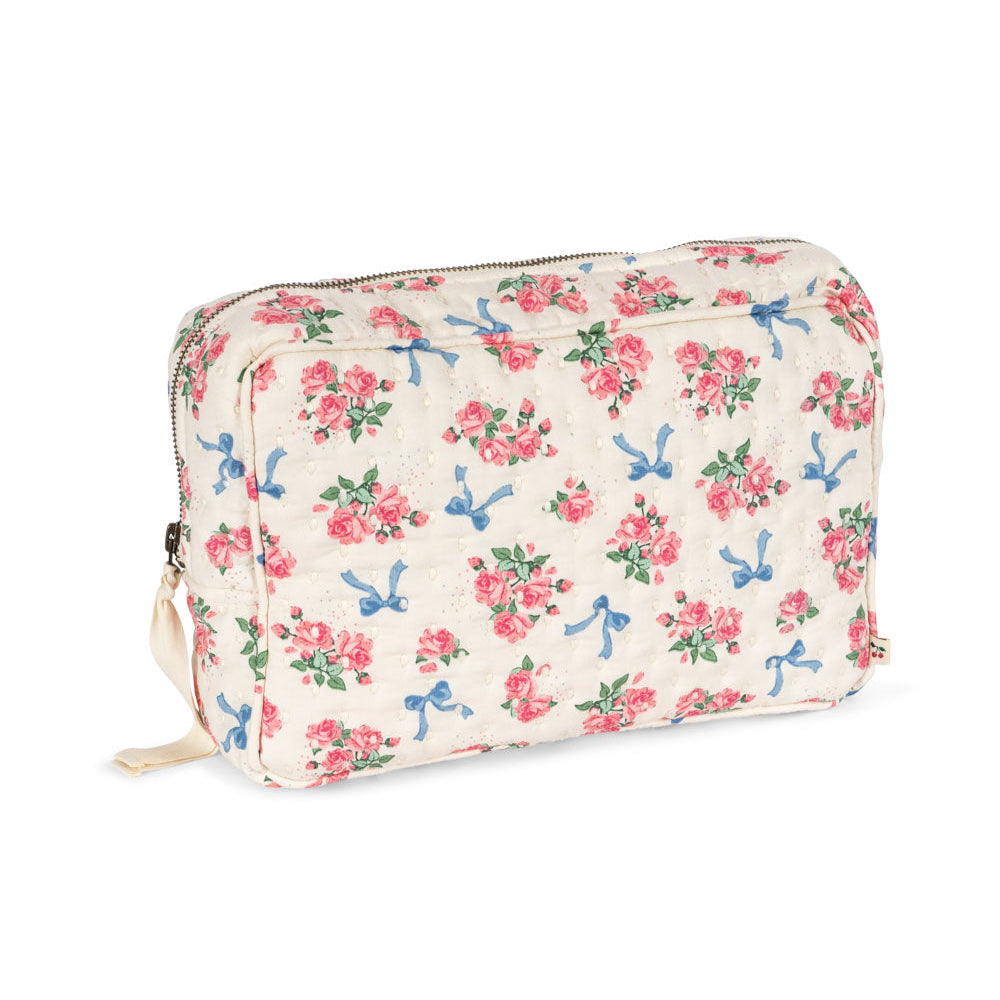 Konges Slojd - XL Quilted Toiletry Bag - Bella Rosita - Mabel & Fox
