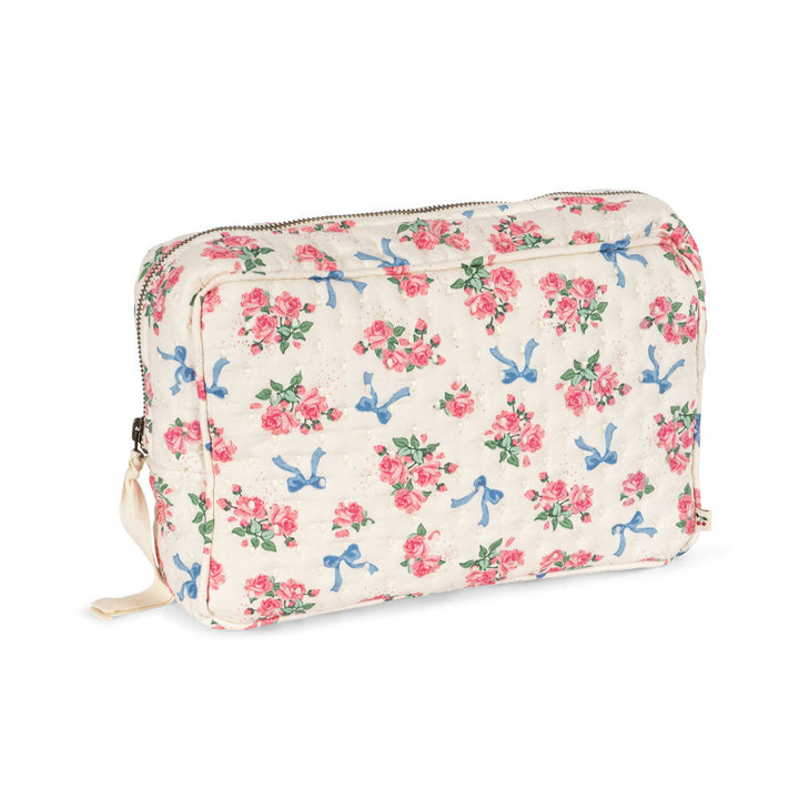Konges Slojd - XL Quilted Toiletry Bag - Bella Rosita - Mabel & Fox