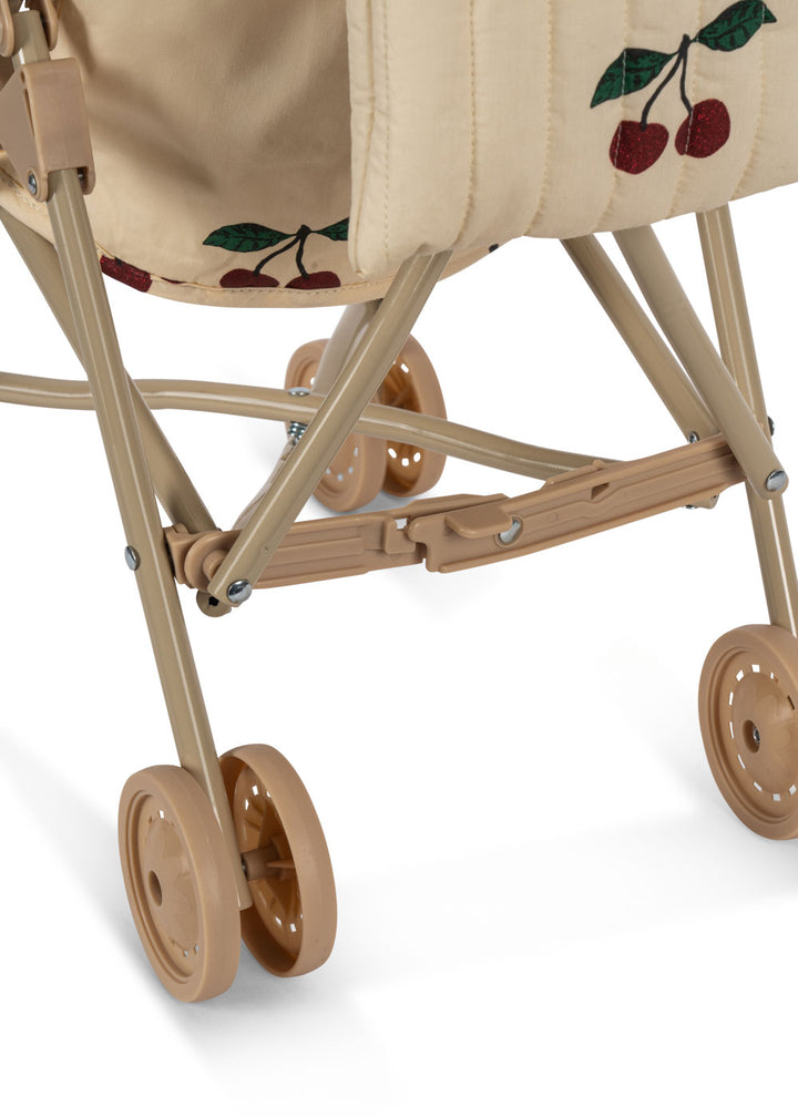 Konges Slojd - Zoe Doll Stroller - Ma Grande Cerise Glitter - Mabel & Fox