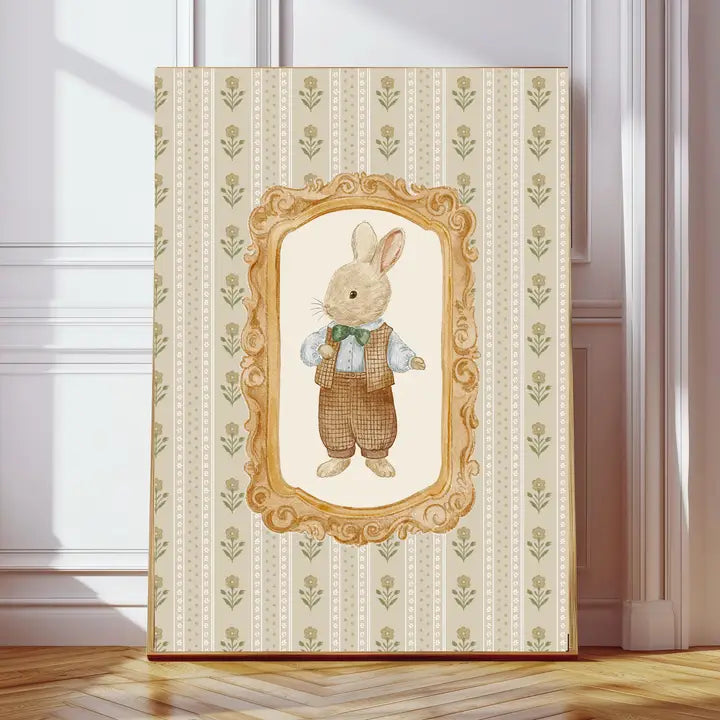 Kumo Art Prints - Vintage Smartly Dressed Rabbit - Mabel & Fox