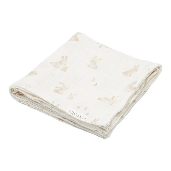 Little Dutch -  Swaddle - Baby Bunny / Beige (70x70cm)