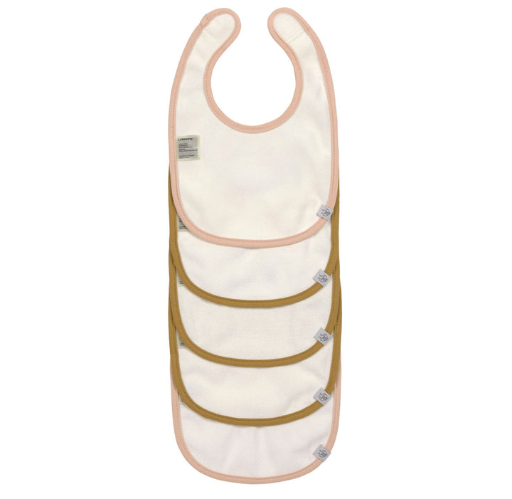 Lassig -Value Pack Bib - Little Mateys Spiced Orange- 5 Pack - Mabel & Fox