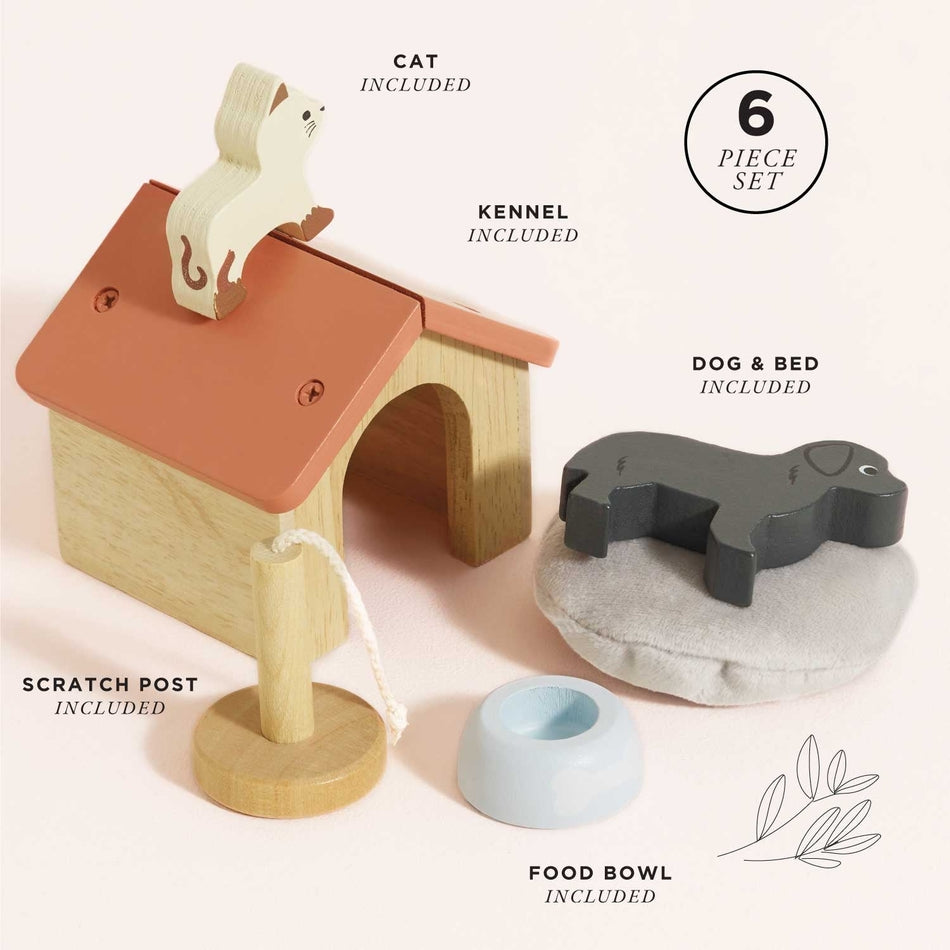 Le Toy Van – Dolls House Pet Set - Mabel & Fox