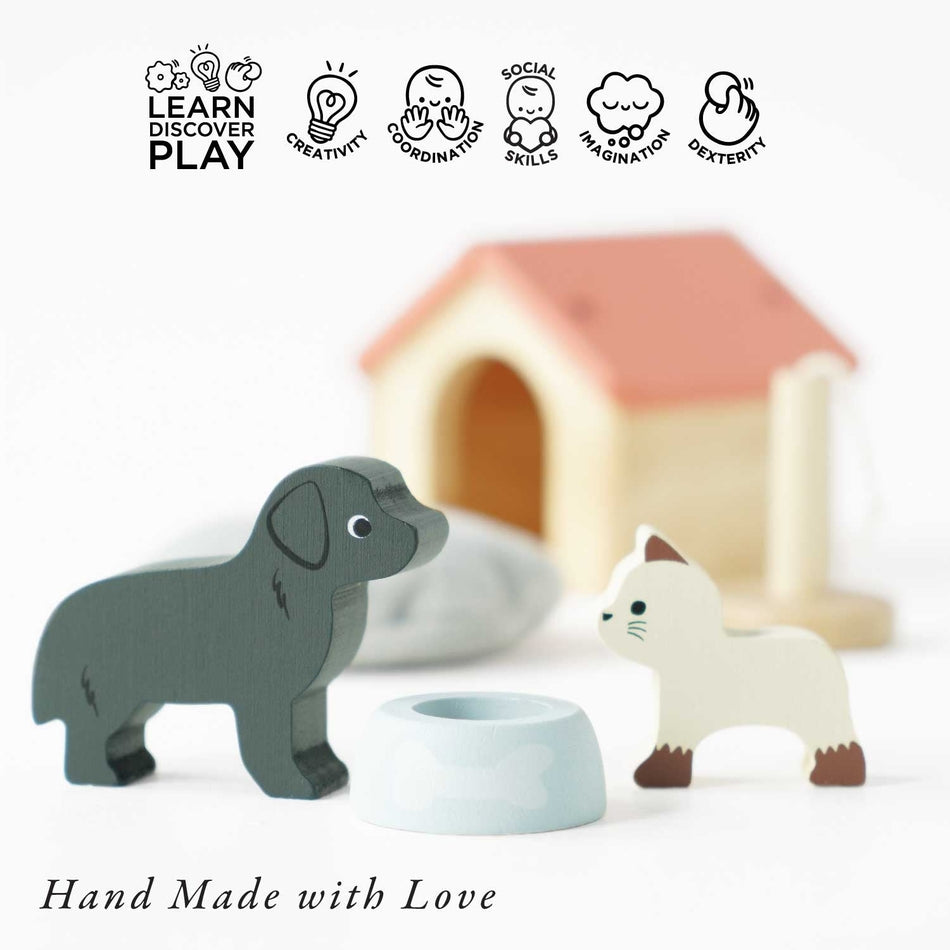 Le Toy Van – Dolls House Pet Set - Mabel & Fox