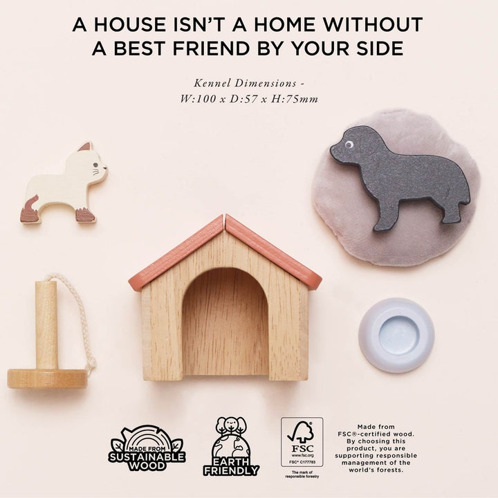 Le Toy Van – Dolls House Pet Set - Mabel & Fox