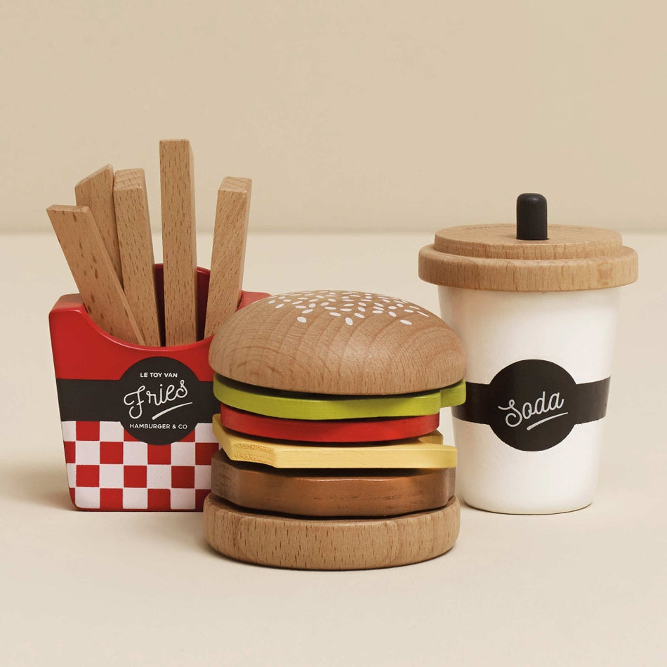 Le Toy Van – Gourmet Hamburger Set - Mabel & Fox