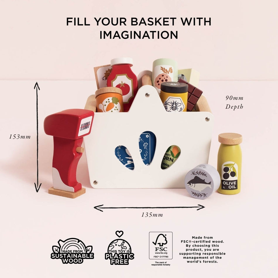 Le Toy Van – Groceries Set & Scanner - Mabel & Fox