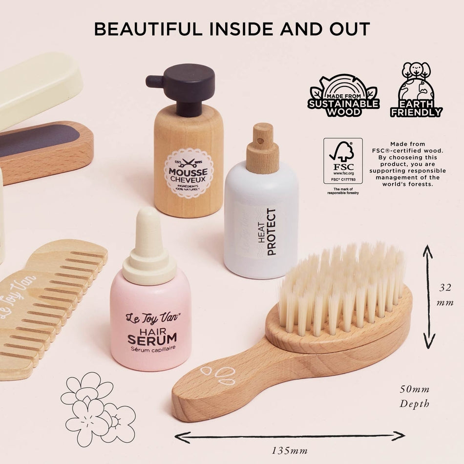 Le Toy Van – Hair Care & Straighteners Set - Mabel & Fox