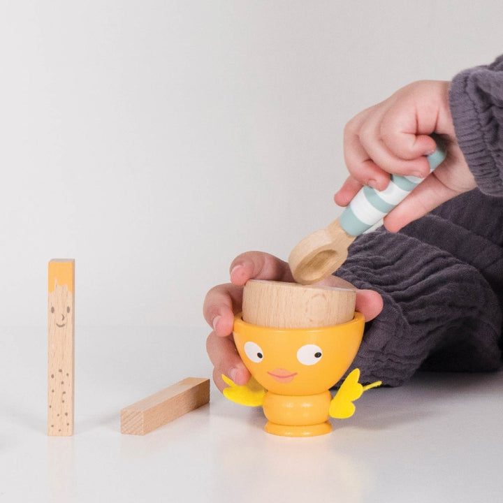 Le Toy Van – Wooden Egg Cup & Soldiers - Mabel & Fox