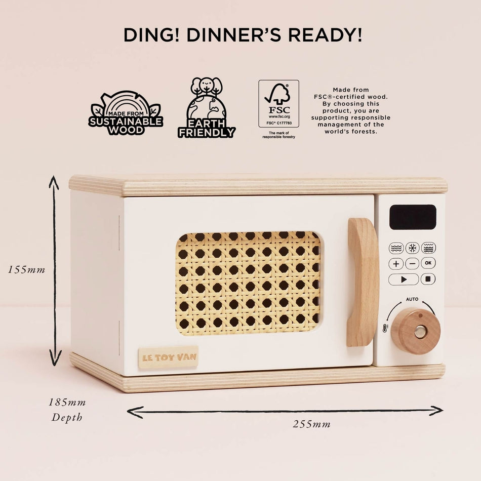 Le Toy Van – Wooden Microwave - Mabel & Fox