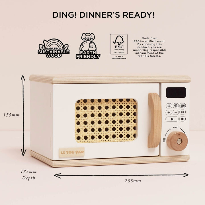 Le Toy Van – Wooden Microwave - Mabel & Fox