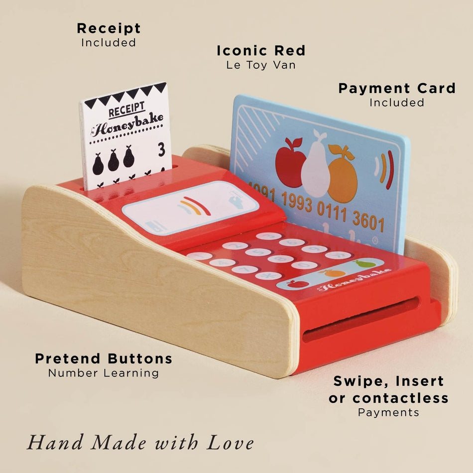 Le Toy Van – Wooden Shop Card Machine - Mabel & Fox
