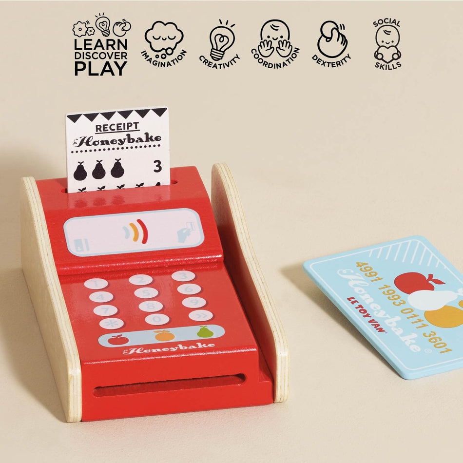 Le Toy Van – Wooden Shop Card Machine - Mabel & Fox