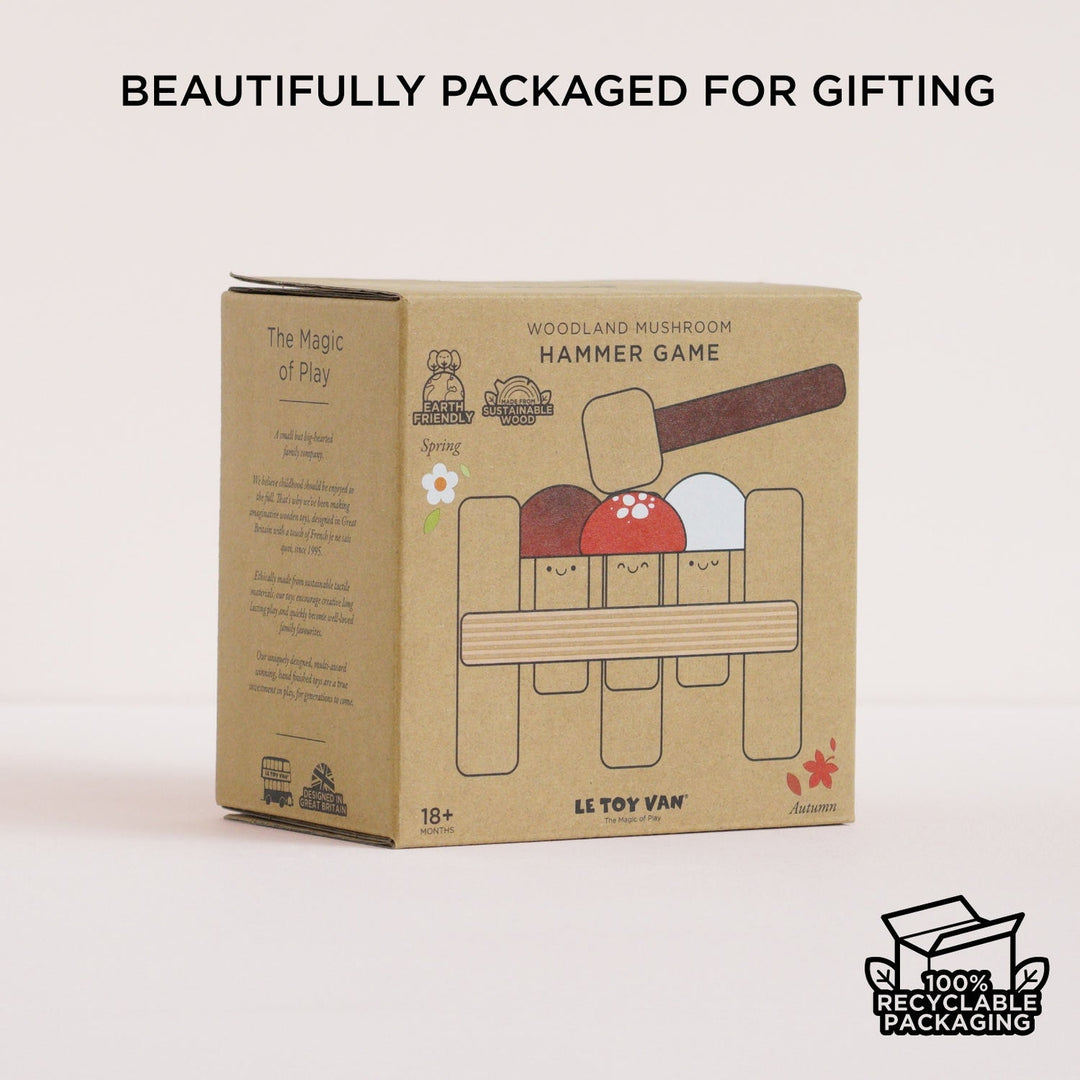 Le Toy Van – Woodland Mushroom Hammer Game - Mabel & Fox