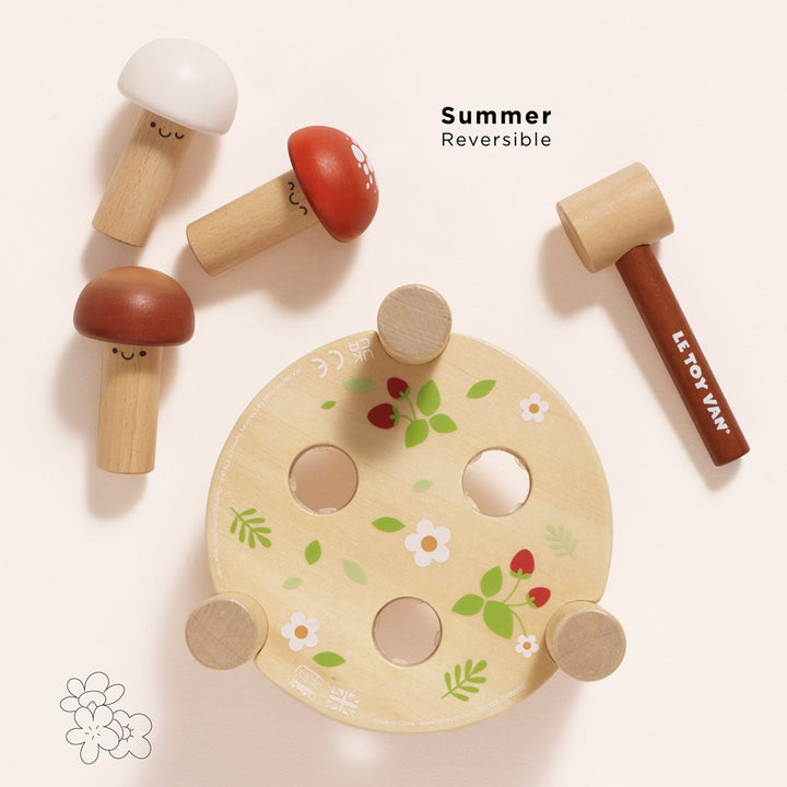 Le Toy Van – Woodland Mushroom Hammer Game - Mabel & Fox