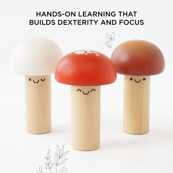 Le Toy Van – Woodland Mushroom Hammer Game - Mabel & Fox