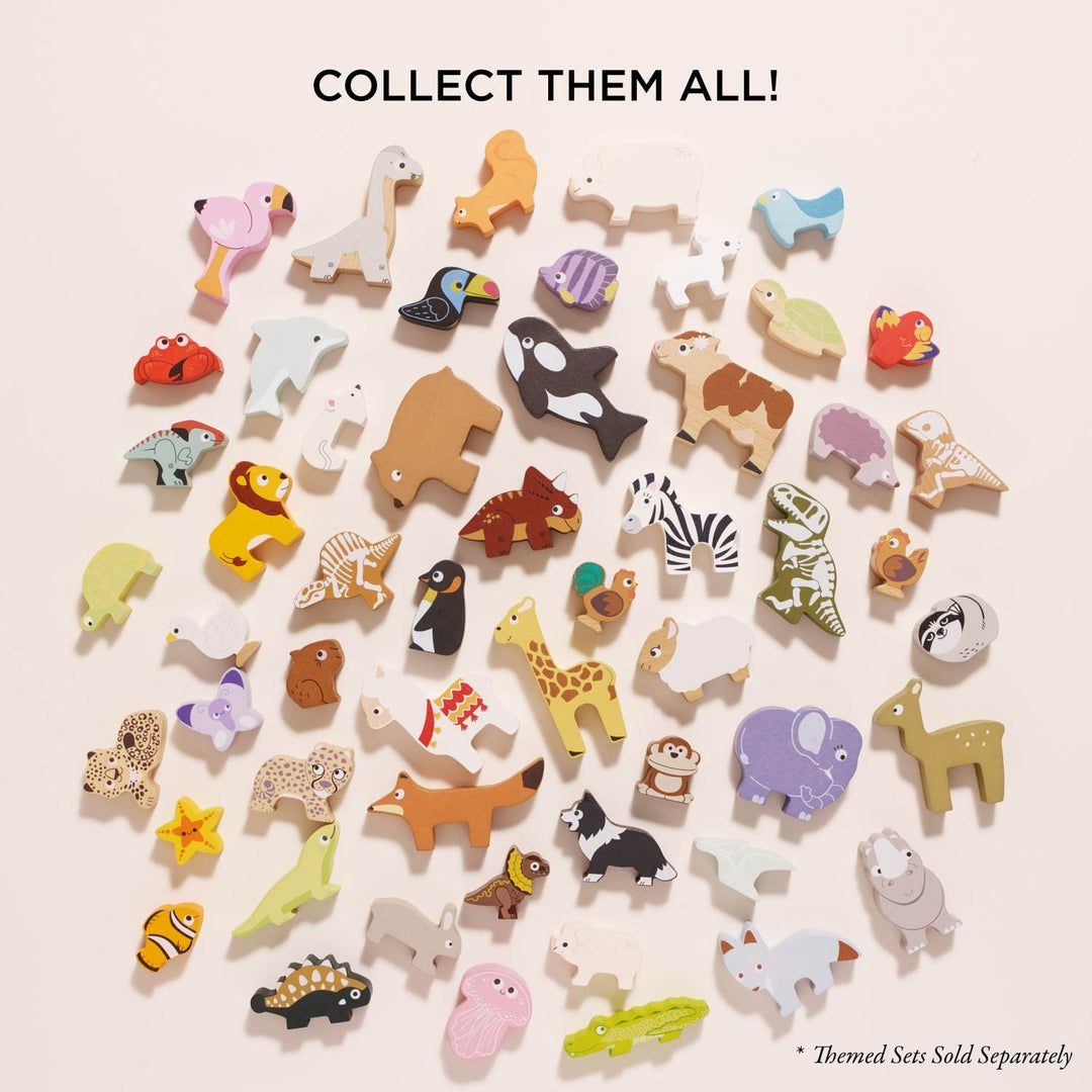 Le Toy Van – Woodland Stacking Forest Animals & Bag - Mabel & Fox