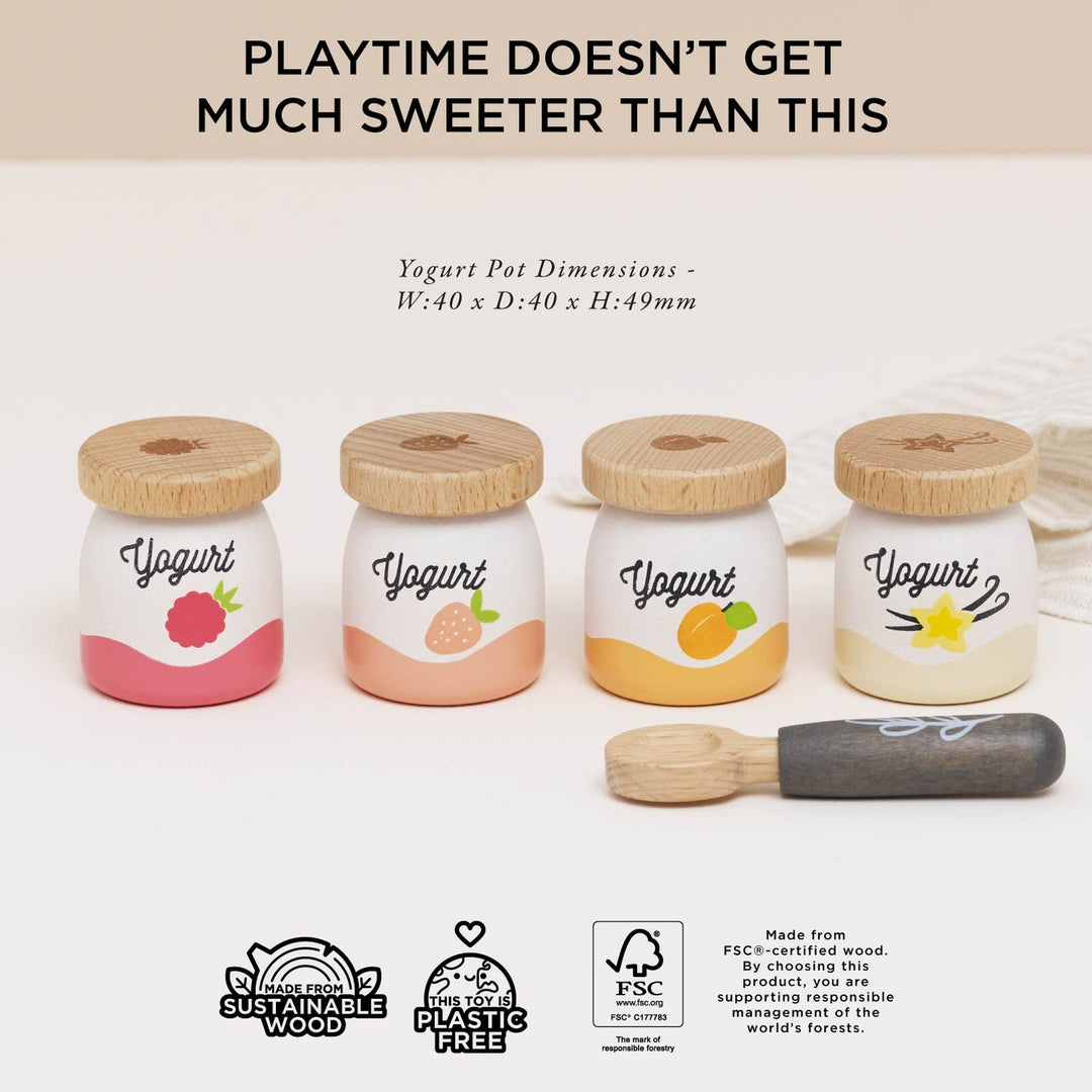 Le Toy Van – Yogurt Play Food Pack - Mabel & Fox