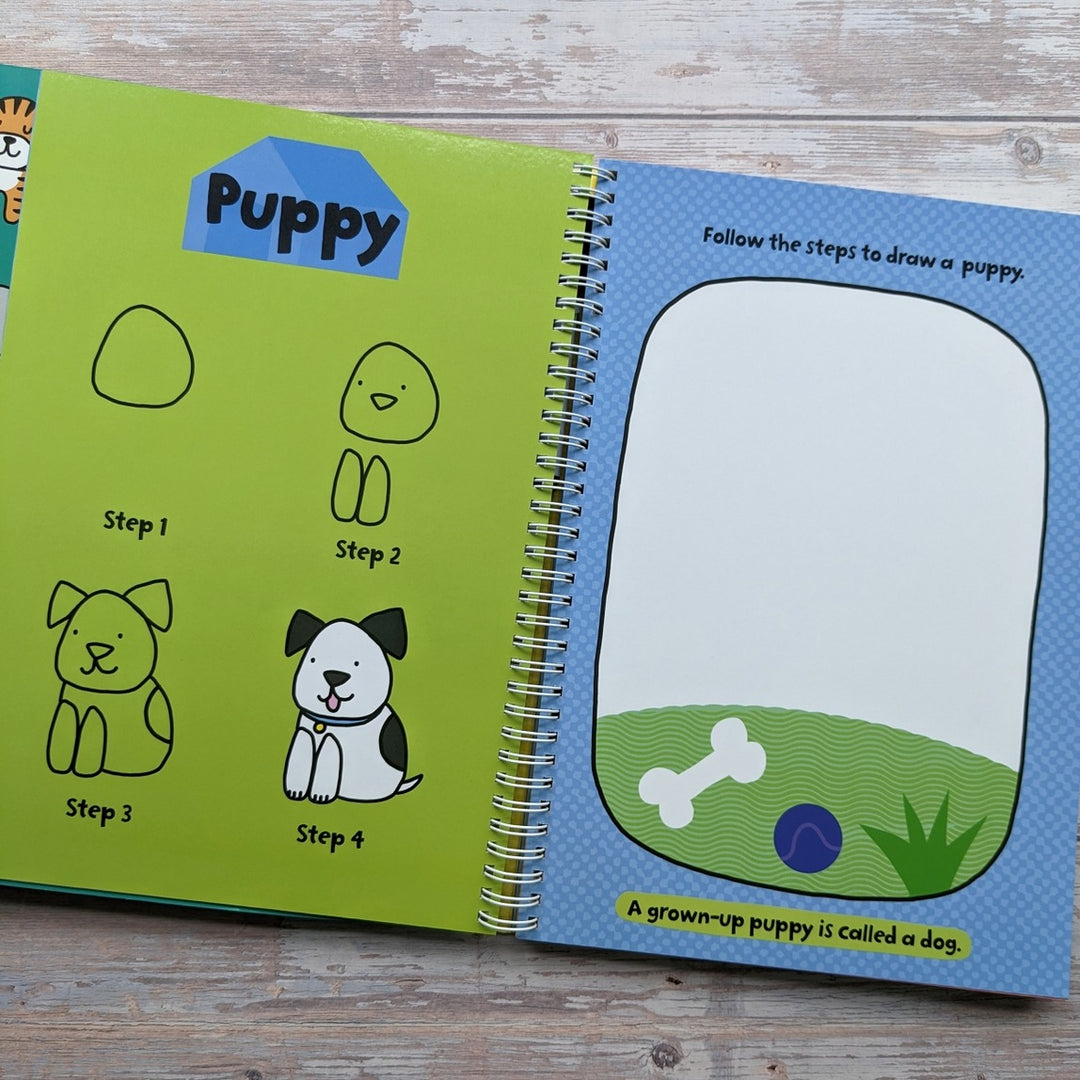 Learn To Draw Baby Animals - Wipe Clean Book - Mabel & Fox