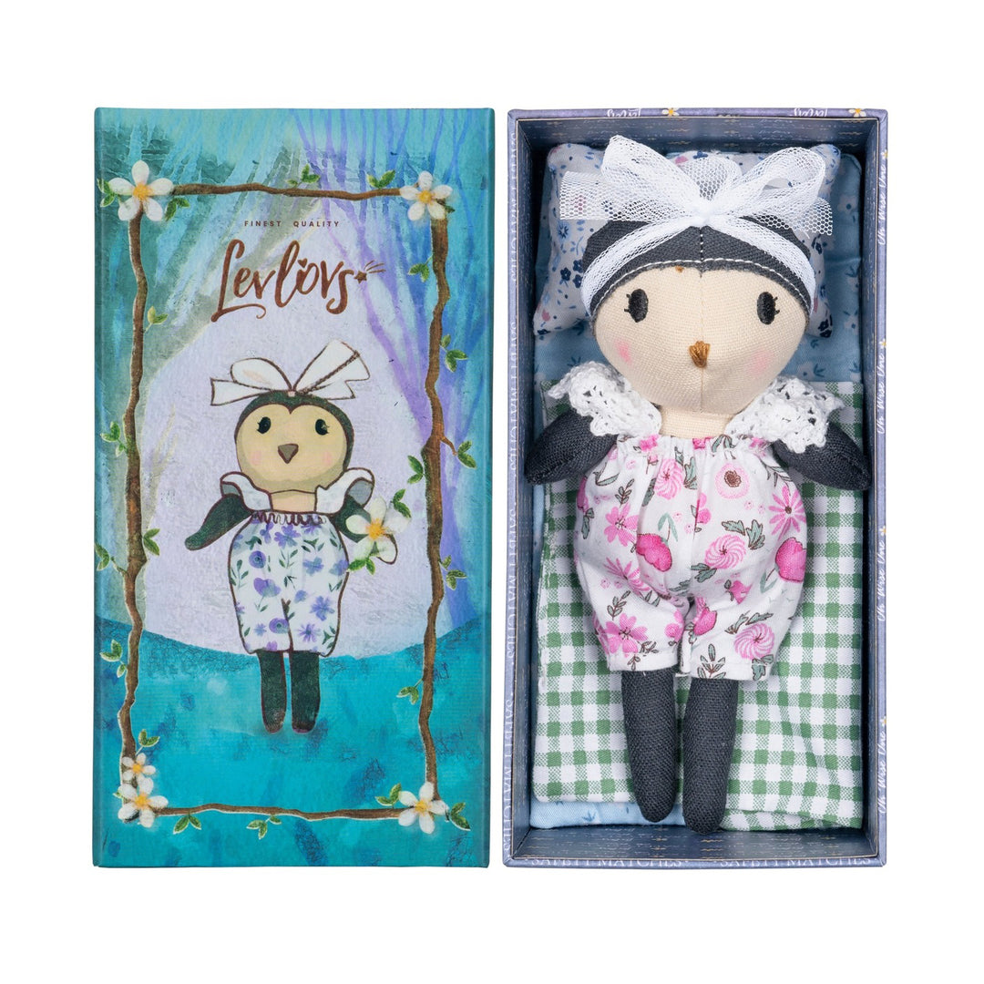 LEVLOVS - Granny Owl in a Match Box - Mabel & Fox