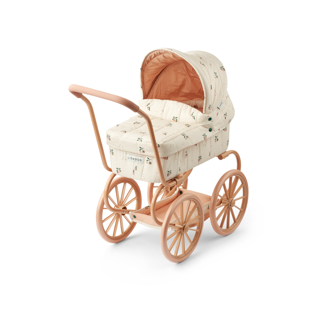 Liewood - Adaline Doll Pram - Peach / Sea Shell - Mabel & Fox