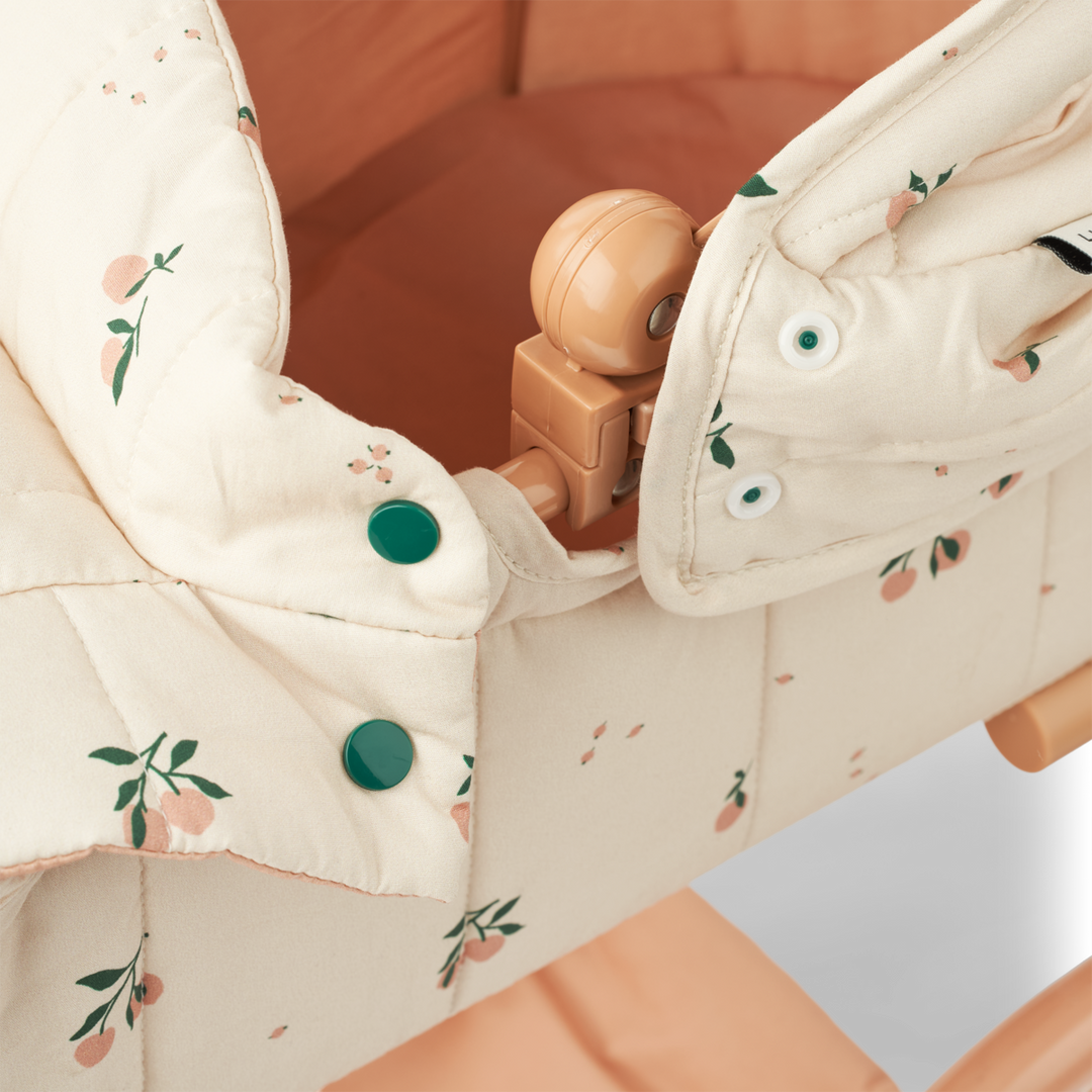 Liewood - Adaline Doll Pram - Peach / Sea Shell - Mabel & Fox