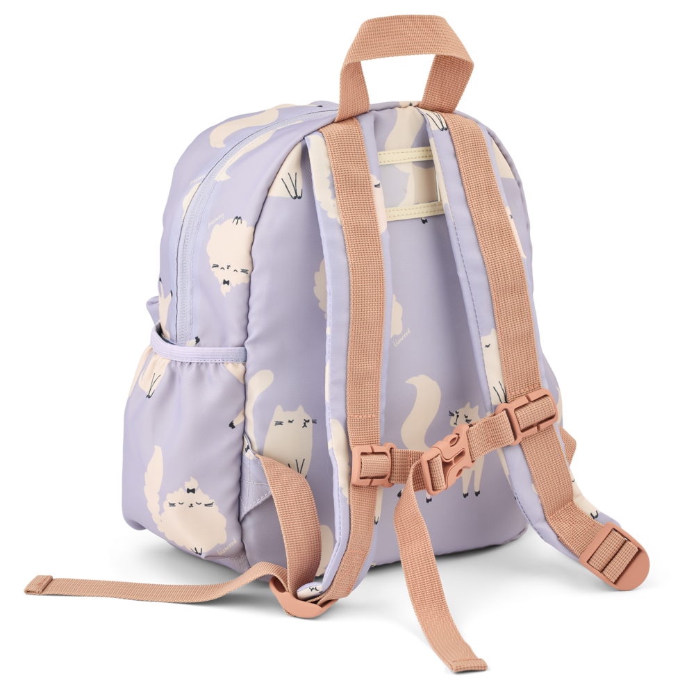 Liewood - Andreas Backpack - Cat / Warm lilac - Mabel & Fox