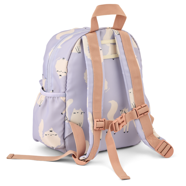Liewood - Andreas Backpack - Cat / Warm lilac - Mabel & Fox