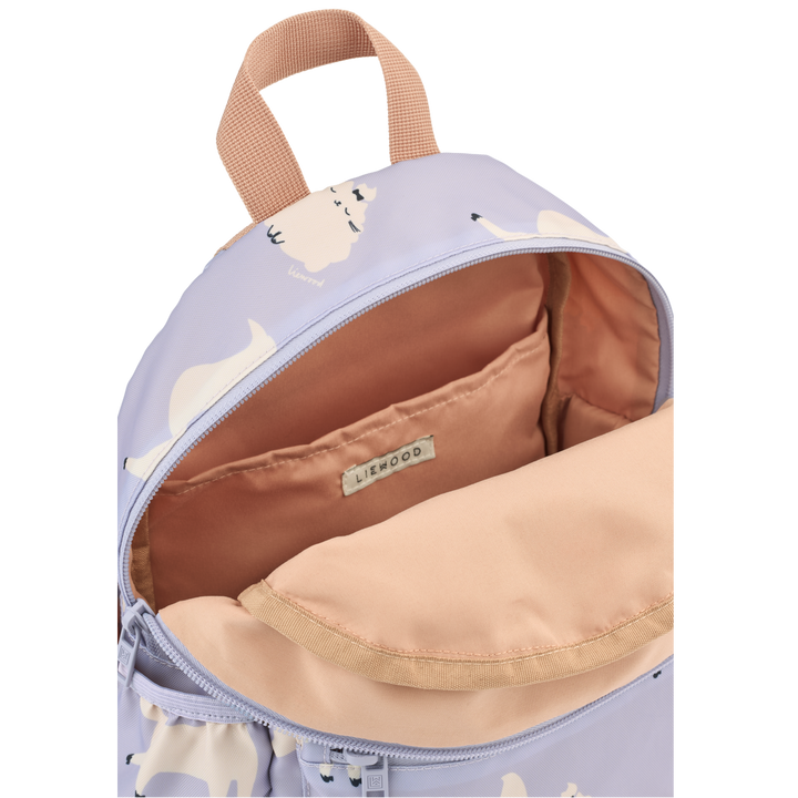 Liewood - Andreas Backpack - Cat / Warm lilac - Mabel & Fox