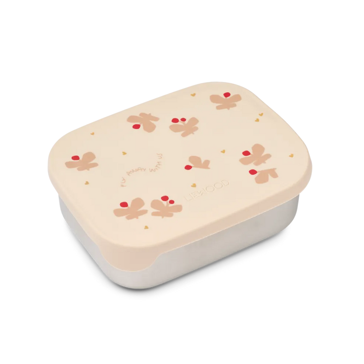 Liewood - Arthur Lunchbox - Butterfly/Apple Blossom - Mabel & Fox