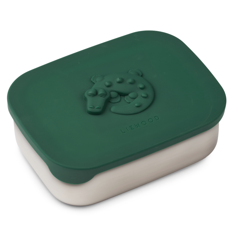 Liewood - Arthur Lunchbox - Crocodile - Garden Green - Mabel & Fox