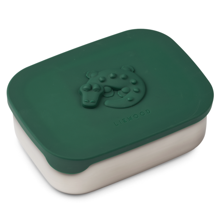 Liewood - Arthur Lunchbox - Crocodile - Garden Green - Mabel & Fox