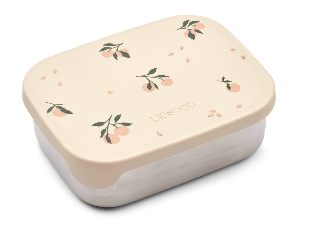 Liewood - Arthur Lunchbox - Peach / Sea Shell Mix - Mabel & Fox