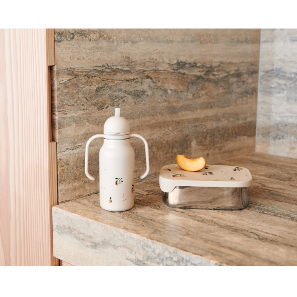 Liewood - Arthur Lunchbox - Peach / Sea Shell Mix - Mabel & Fox