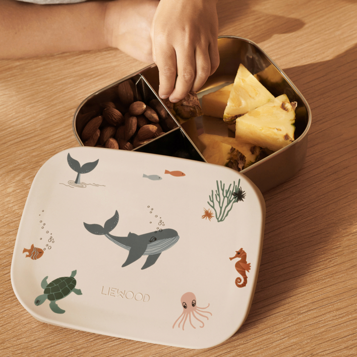 Liewood - Arthur Lunchbox - Sea Creature / Sandy - Mabel & Fox
