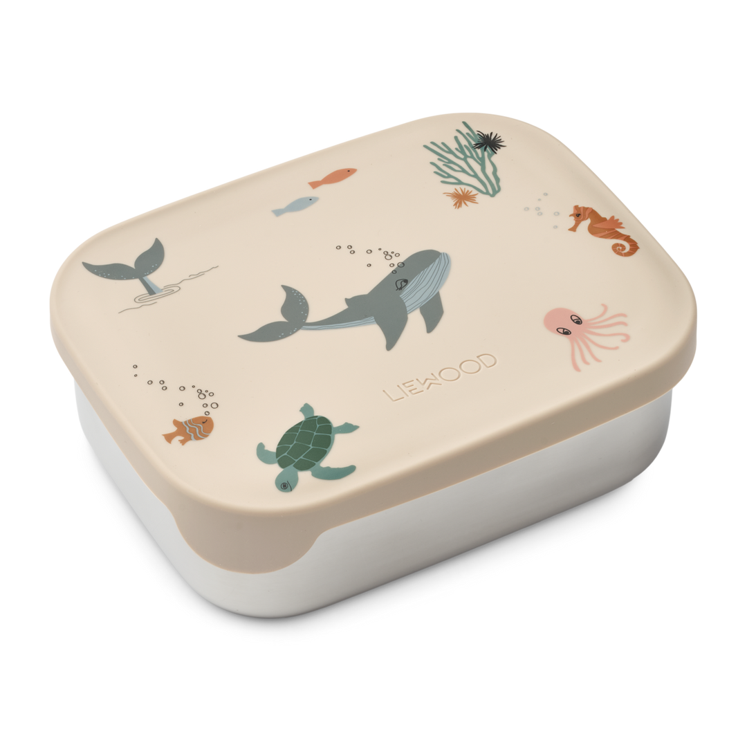 Liewood - Arthur Lunchbox - Sea Creature / Sandy - Mabel & Fox
